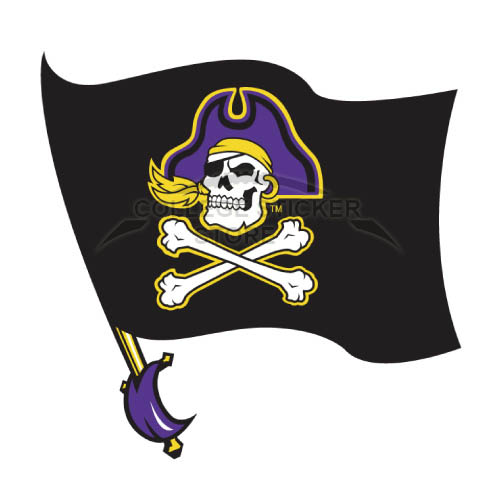 Design East Carolina Pirates Iron-on Transfers (Wall Stickers)NO.4307